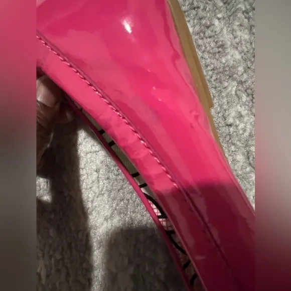 Coach Pink Gretchen Loafer Flat Shoes size 7.5
