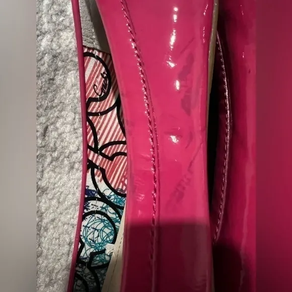 Coach Pink Gretchen Loafer Flat Shoes size 7.5