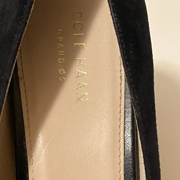 Cole Haan gorgeous thick heels Suede leather shoes