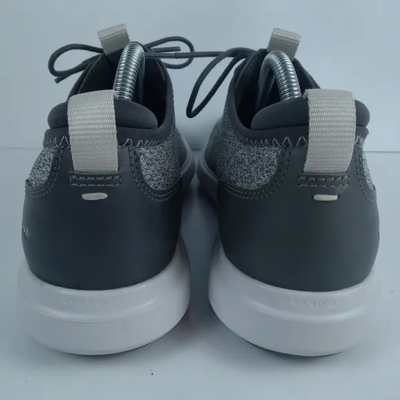 Cole Haan Grand OS Plus Essex Distance Oxford Shoes Mens 10 Gray Knit Sneakers