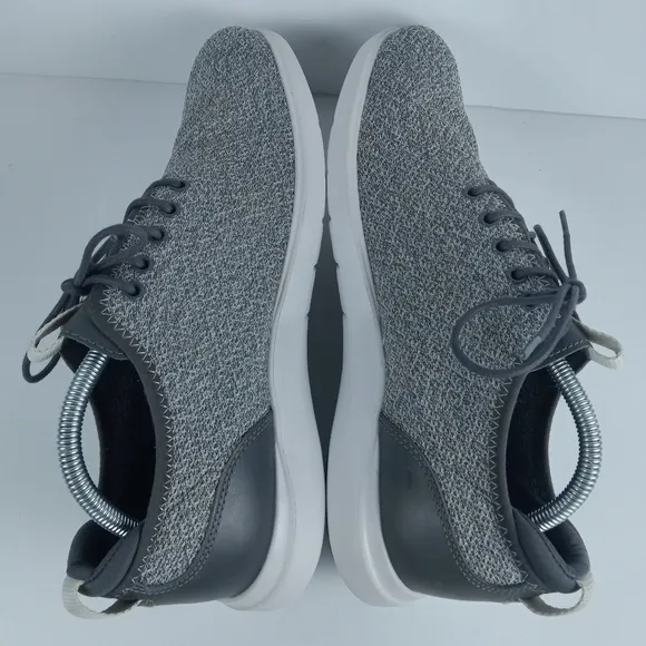 Cole Haan Grand OS Plus Essex Distance Oxford Shoes Mens 10 Gray Knit Sneakers