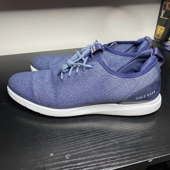 Cole Haan Grand Plus Essex Men's 11 Distance C30820 Blue Oxford Dress Shoes