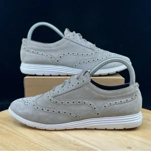 Cole Haan Grand Tour Suede Womens Oxford Sneaker Ironstone Grey (W05596) Size 7B
