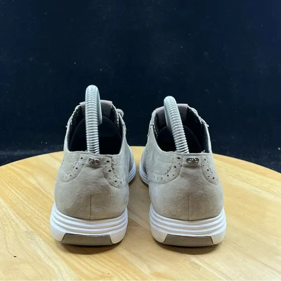 Cole Haan Grand Tour Suede Womens Oxford Sneaker Ironstone Grey (W05596) Size 7B