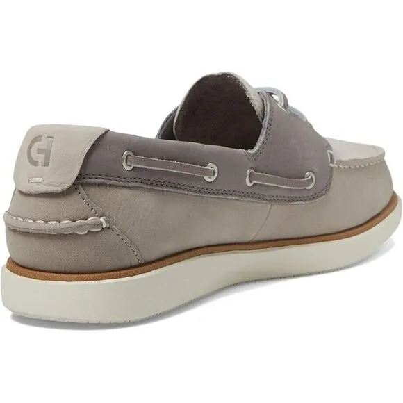 Cole Haan Grandpro Winward Boat Shoe Dove Grey Men's Size: 12 NIB