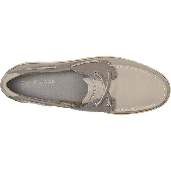 Cole Haan Grandpro Winward Boat Shoe Dove Grey Men's Size: 12 NIB