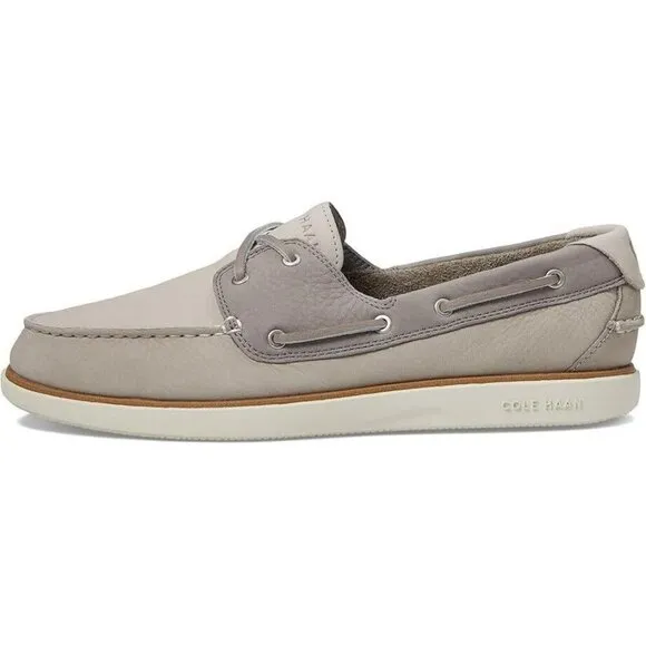 Cole Haan Grandpro Winward Boat Shoe Dove Grey Men's Size: 12 NIB