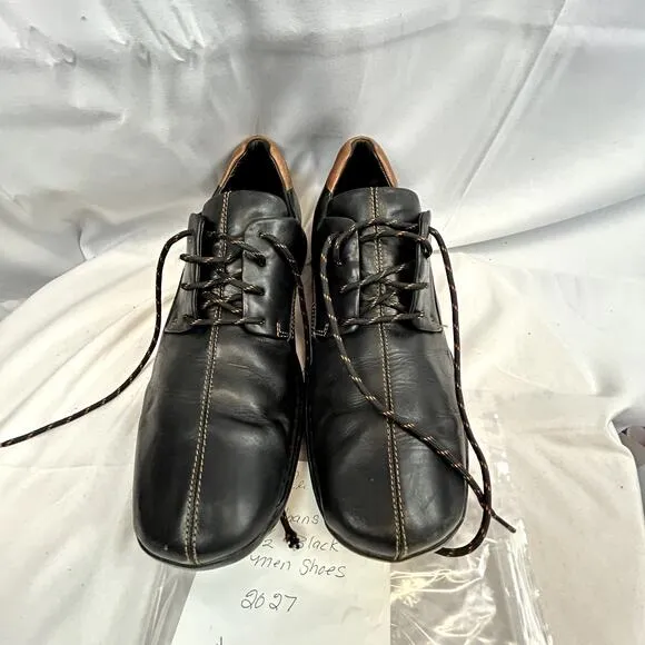 Cole Haan Men Shoes size 10.5 Black Lace up Leather 161C04073C12
