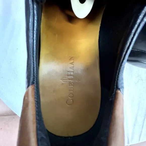 Cole Haan Men Shoes size 10.5 Black Lace up Leather 161C04073C12