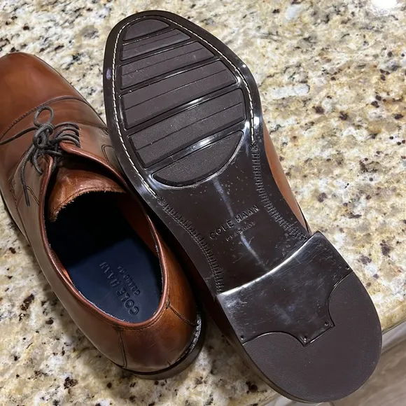 Cole Haan Men’s Brown/Tan Lace-Up Dress Shoes - Sz 11 W