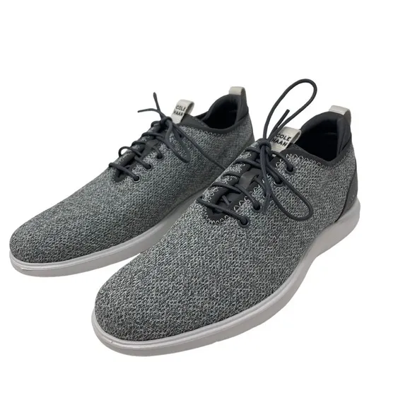 Cole Haan Men's GrandPlus Essex Distance Knit Oxford Shoes Size 8 Grey New