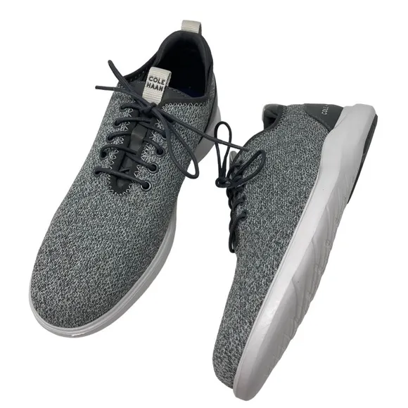 Cole Haan Men's GrandPlus Essex Distance Knit Oxford Shoes Size 8 Grey New