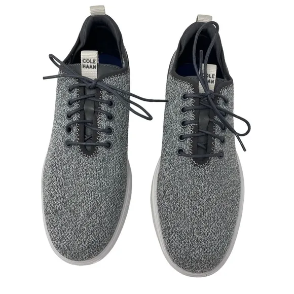 Cole Haan Men's GrandPlus Essex Distance Knit Oxford Shoes Size 8 Grey New