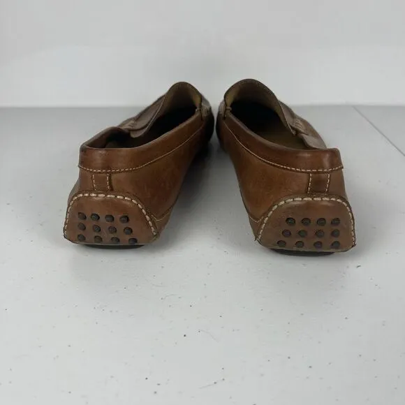 Cole Haan Mens‎ Grant Canoe Penny Loafer C12132 Brown Leather Size 13 M
