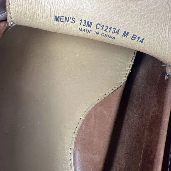 Cole Haan Mens‎ Grant Canoe Penny Loafer C12132 Brown Leather Size 13 M
