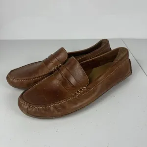 Cole Haan Mens‎ Grant Canoe Penny Loafer C12132 Brown Leather Size 13 M