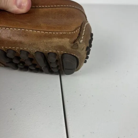 Cole Haan Mens Grant Canoe Penny Loafer‎ C12132 Brown Leather Size 13 M