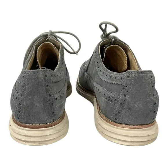 COLE HAAN NEW YORK CITY LUNARGRAND LONG WINGTIP C11867 SIZE 9 LIME STONE
