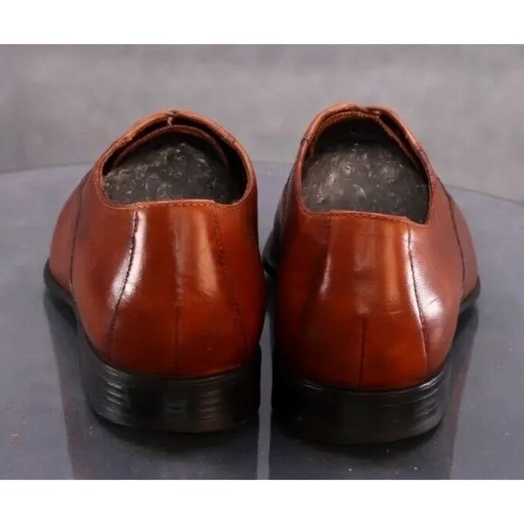 Cole Haan Nik Air Men's Cap Toe Dress Shoes Size 10.5 Leather Brown