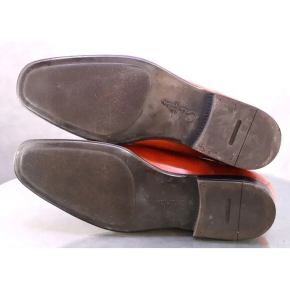 Cole Haan Nik Air Men's Cap Toe Dress Shoes Size 10.5 Leather Brown