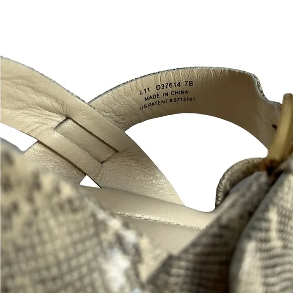 Cole Haan Nike Air | Snake Print Wedge | Sandals Size 7