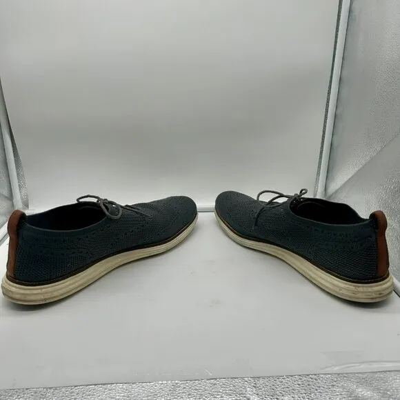Cole Haan Original Grand Stitchlite Oxford Shoes Men 16 Gray Wingtip Comfort