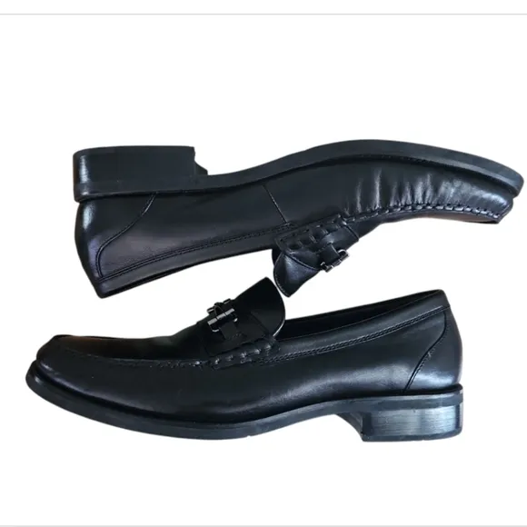 Cole Haan Pinch Sandford Bit Leather Slip On Loafer Black Sz 11 M Old Money