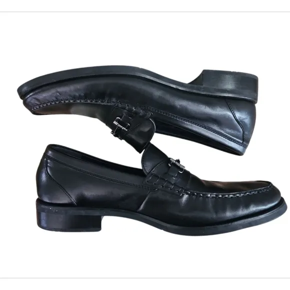 Cole Haan Pinch Sandford Bit Leather Slip On Loafer Black Sz 11 M Old Money