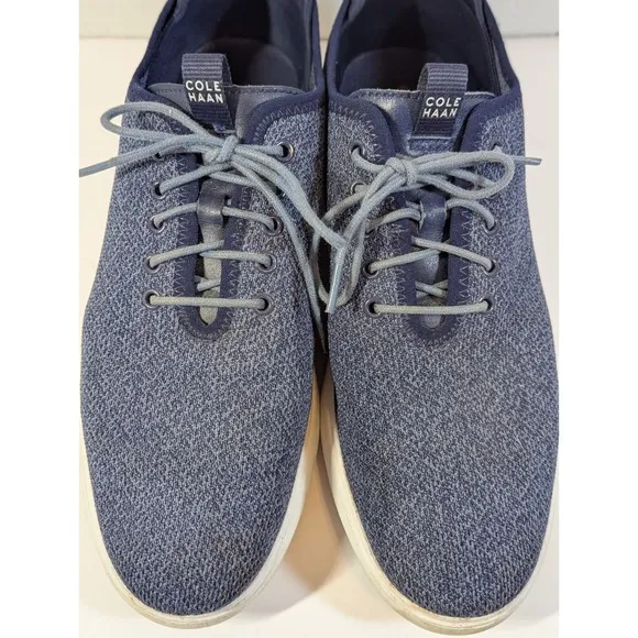 Cole Haan Shoes Mens Size 11 M Grand Plus Essex Distance Knit Oxford Blue C30820