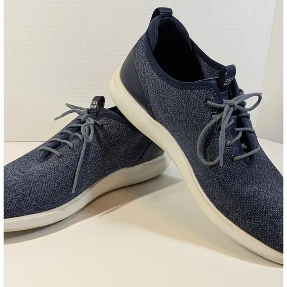 Cole Haan Shoes Mens Size 11 M Grand Plus Essex Distance Knit Oxford Blue C30820