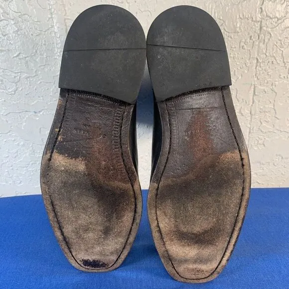 Cole Haan Chelsea Boots Mens Size 9.5 M Warren Black‎ Leather Shoes C20091