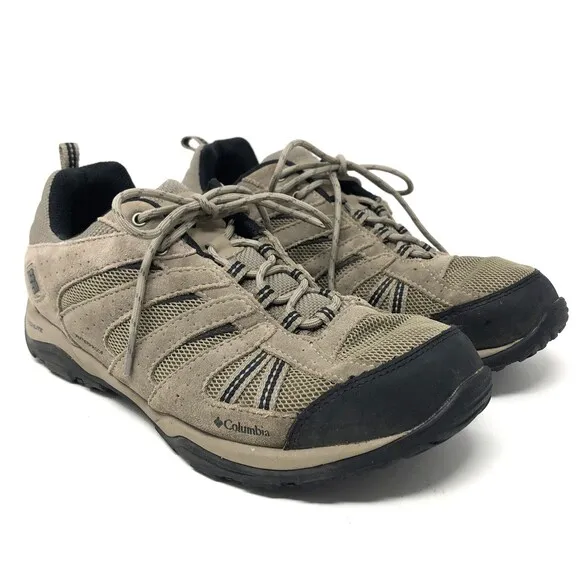 Columbia North Plains Drifter Hiking Shoes Mens 9 Waterproof Techlite Omnigrip