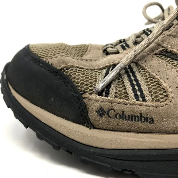 Columbia North Plains Drifter Hiking Shoes Mens 9 Waterproof Techlite Omnigrip