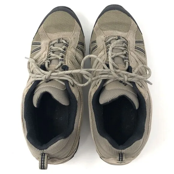 Columbia North Plains Drifter Hiking Shoes Mens 9 Waterproof Techlite Omnigrip