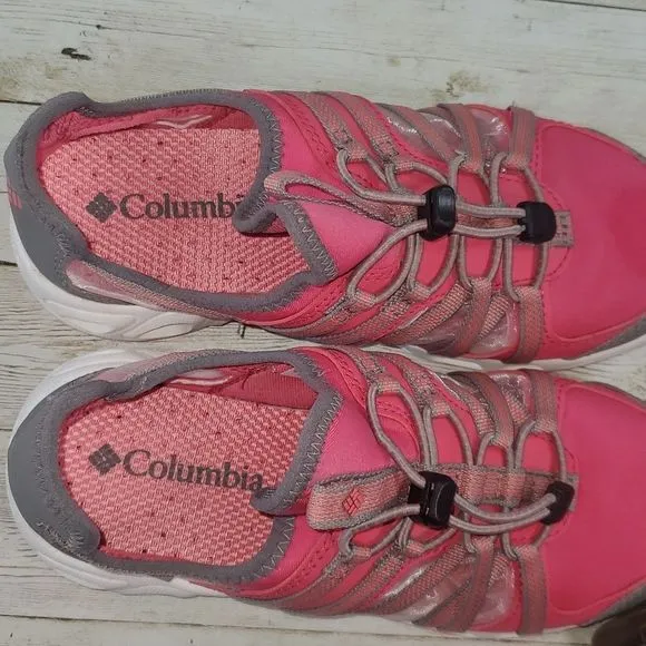 Columbia Youth‎ Girl's Size 4 Pink Okolona Slip-On Sneaker Athletic Water Shoes