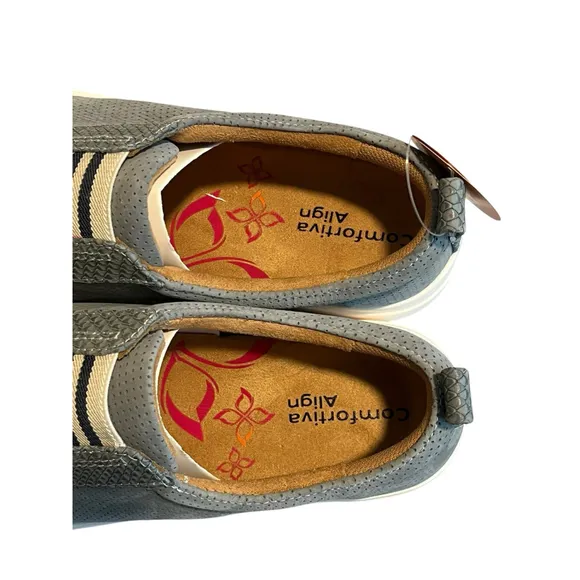 Comfortiva Tacey Shoes Women's Size 9 M Slate Gray Low Top Sneaker CT0035318 NEW