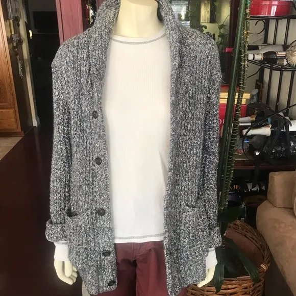 “Complete Outfit” Grey wool sweater by Goodfellow &amp; Co/ Maroon pants