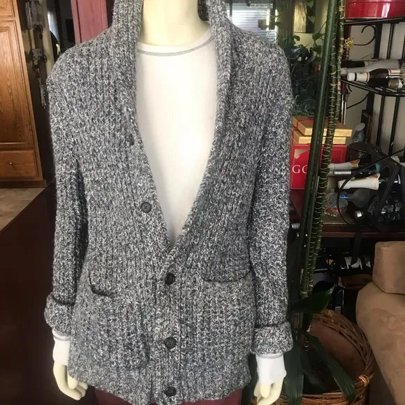 “Complete Outfit” Grey wool sweater by Goodfellow &amp; Co/ Maroon pants