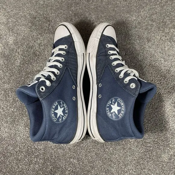 Converse All Star Chuck Taylor Malden Street Mid High Shoes Blue Men’s Size 12
