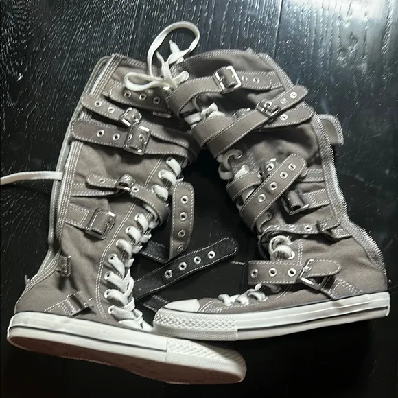 CONVERSE ALL STAR CHUCK TAYLORS High-Top Lace-Up Sneakers