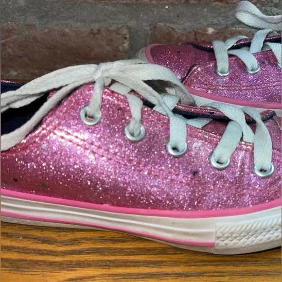Converse All Star Girl's Converse Chuck Taylor Shoes Galaxy Glimmer Pink Size 13