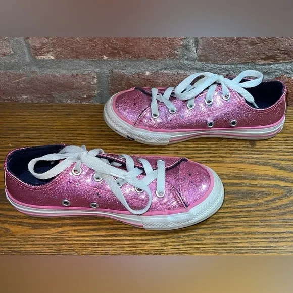Converse All Star Girl's Converse Chuck Taylor Shoes Galaxy Glimmer Pink Size 13