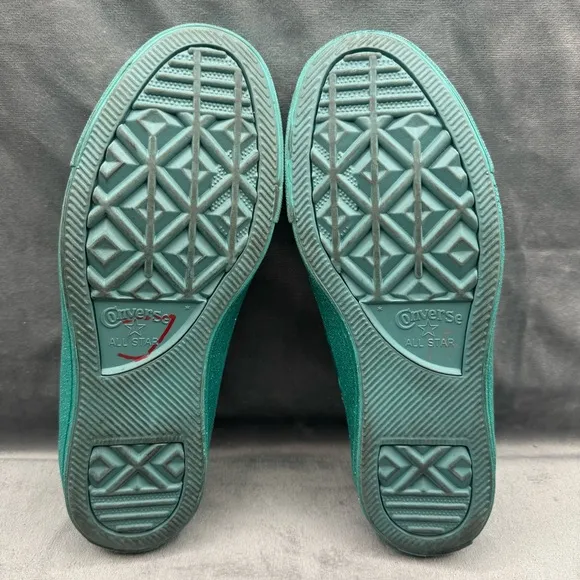 Converse All Star Low Brittany Blue Glitter CTAS Ox Lace Up Shoes Women's Size 7
