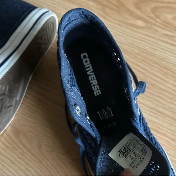 Converse All Star Lux Blue Hidden Wedge Shoes Women’s 8