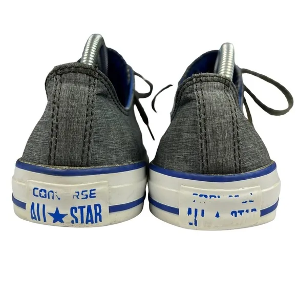 Converse All Star Ox Low Top Gray Sneakers‎ Sz M8 W10