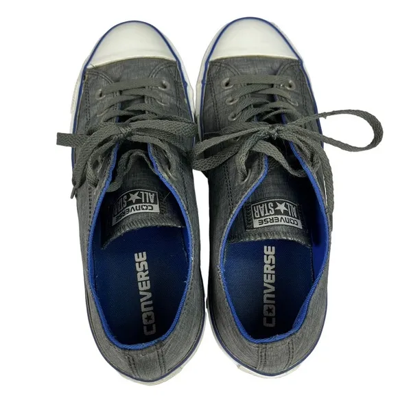 Converse All Star Ox Low Top Gray Sneakers‎ Sz M8 W10