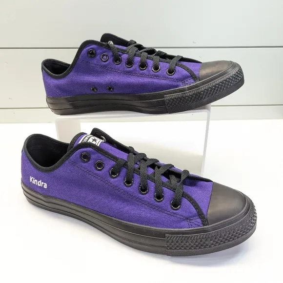Converse All Star Purple Violet Kindra Low Skateboard Shoes Sneakers size 11.5