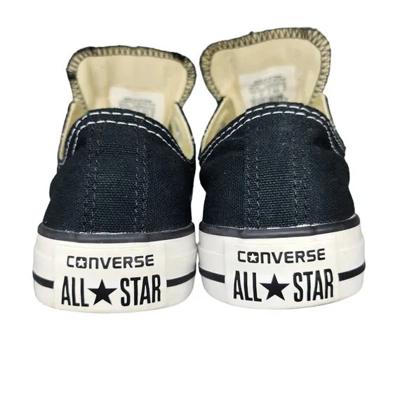 Converse All Star Shoes Womens 6 Black White Classic Low Tops Skater Preppy