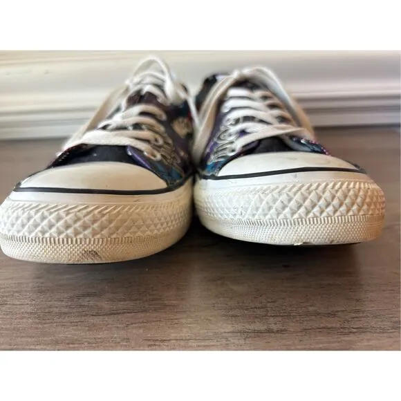 CONVERSE ALL STAR Unisex Men's 8 Women's 10 CATWOMAN Meow DC COMICS SHOES LOW TO