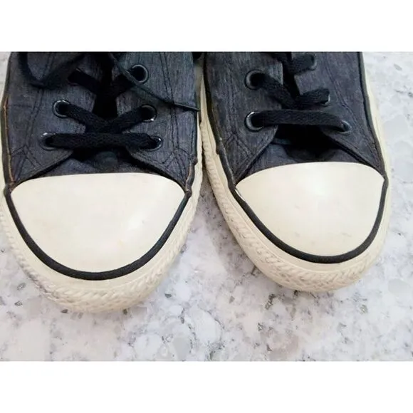 Converse All Star Mens 13 Gray Black High Top Sneakers Shoes